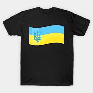 Tryzub Ukraine Flag T-Shirt